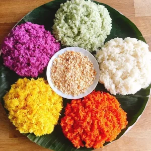 Five-colored sticky rice